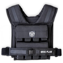 ERIC FLAG Weighted Vest - 40 lb Adjustable Weight Vest for Men & Women - Ideal for Crossfit  Calisthenics  Running & Walking - Comfortable  Durable  B