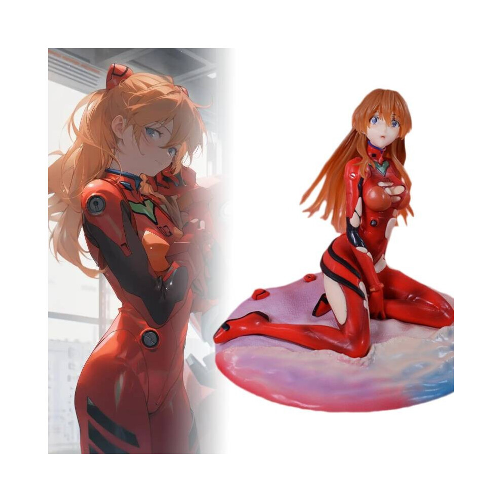 Genesis Neon Evangelion Asuka Langley Soryu Sitting Posture Anime Model Figurine