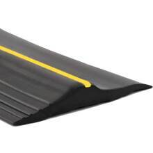 10Ft/3M Universele Garagedeur Rubber Drempelstrip, Weerbestendige Afsluitstrip DIY Vervanging, Geen Lijm/Sealant (Zwart)