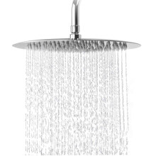 NearMoon Rain Shower Head Ultra-Thin Design-Pressure Boosting Awesome Some Experience High Flow Stainless Steel Rainfall Head (10 Inch Chrome Fin