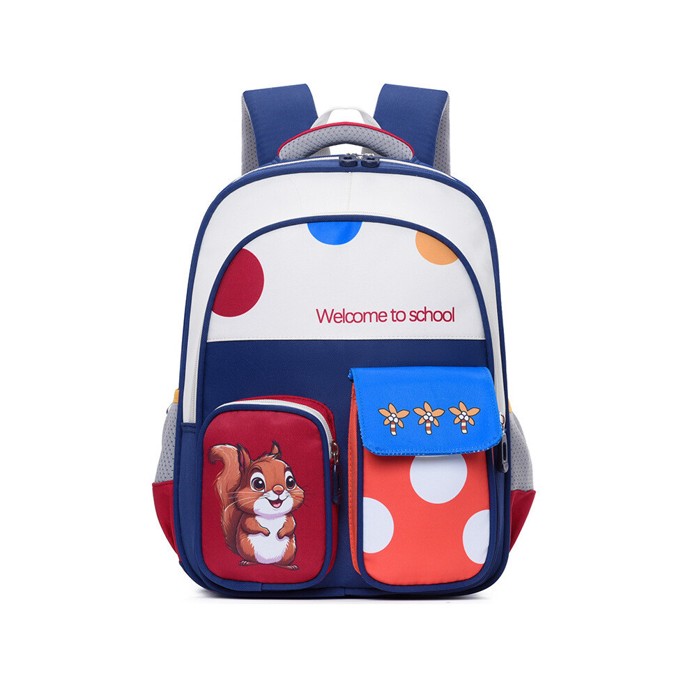 (Squirrel) And Colorful Playful Childrens Backpack For School With Adorable Cartoon Imagery For Ages To 3 6-image-OPC-PGTCRYR-NEW