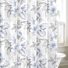 Tommy Bahama - Lahk    l   tkov    sprchov    z   ves v tropickom    t   le s h   cikmi a otvormi na vrchu (Casablanca Garden Grey 193 x 193 cm)