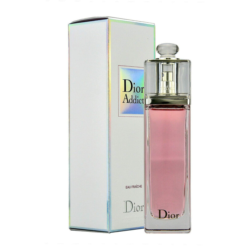 Dior Addict By Christian Dior For Women. Eau Fraiche Eau De Toilette Spray 3.4 Ounces