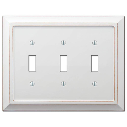 AmerTac 4040TTTDW Wall Plate white