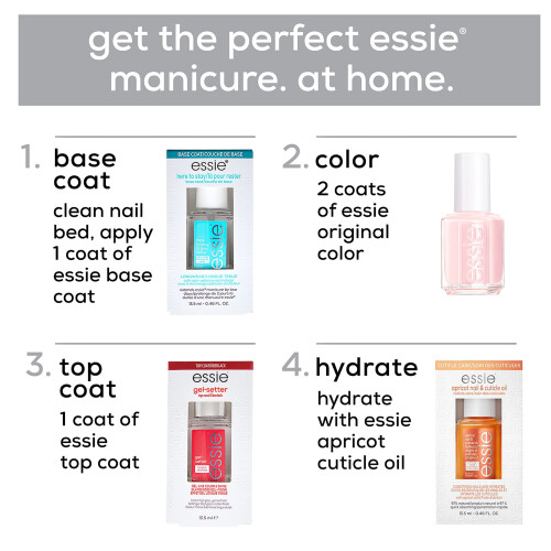 essie essie Gel Couture Σετ Βερνίκι Νυχιών, Ροζ Βερνίκι + Top Coat, Mod Squad, 0.46 oz 2