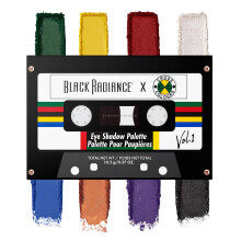 Black Radiance Cross Colours Eyeshadow Palette Talc-Free Highly Pigmented Matte Metallic & Shimmer Shades Smooth Blendable Formula Paraben & Cru