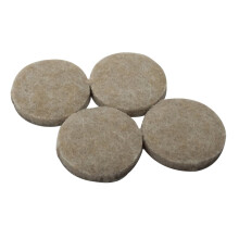 Shepherd Hardware 9921 4-Inch Heavy Duty Self-Adhesive Felt Furniture Pads 4-Pack Beige