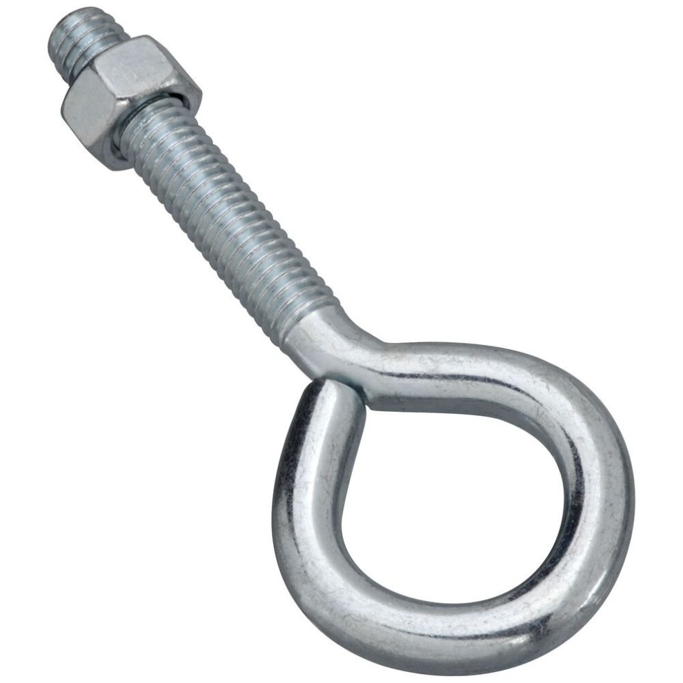 National Hardware N347-252 2160 Eye Bolt In Zinc Plated 10 Pack 3/8"""" X 4"""" 038613347250
