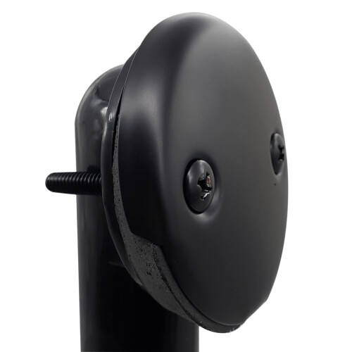 Westbrass R329-62 R329 Two-Hole Faceplate 1-Pack Matte Black 2