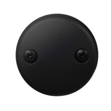 Westbrass R329-62 R329 Two-Hole Faceplate 1-Pack Matte Black
