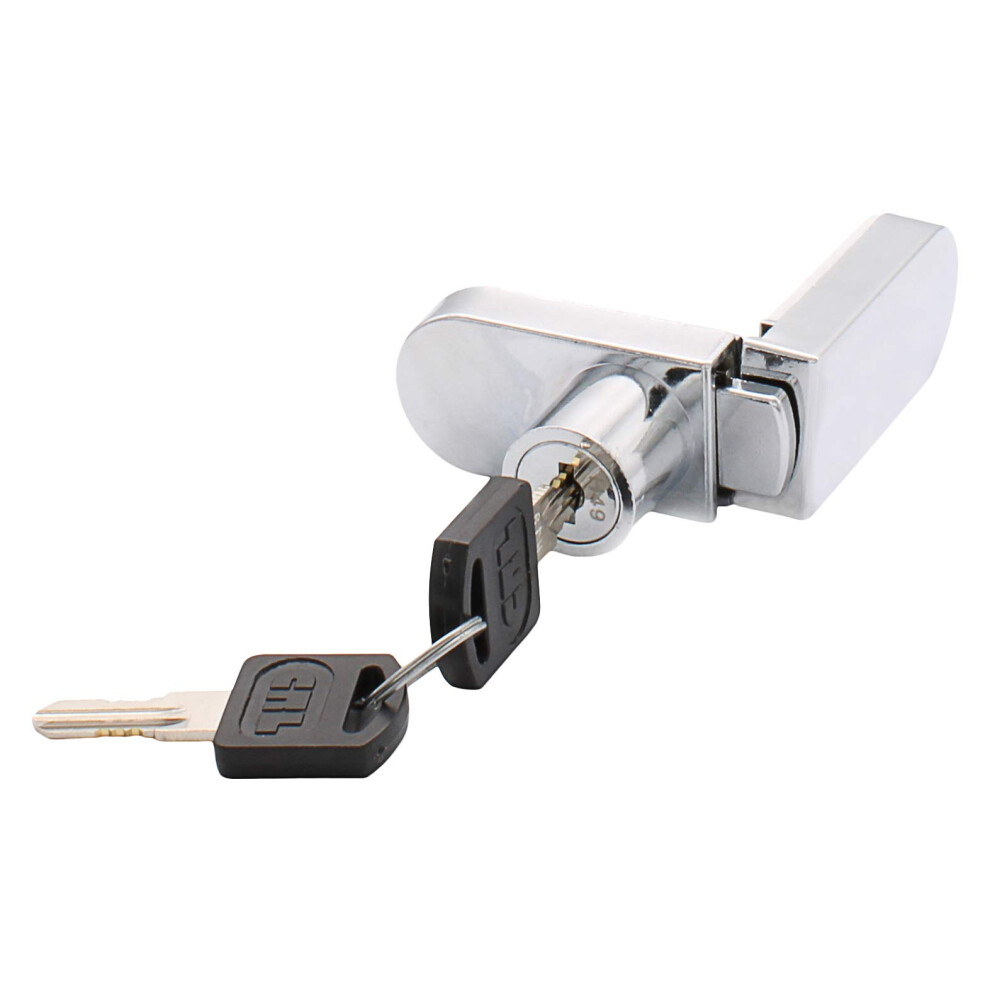 Crl Chrome No-Drill Showcase Lock - Keyed Alike 785577062360
