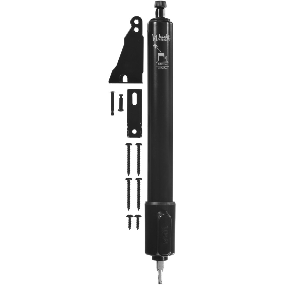Wright Products Ez-Hold Touch 'N Hold Smooth - Dual Door Closer System - Heavy Duty - For Medium And Heavy Weight Storm & Screen Doors - New Doors Or 039208988728