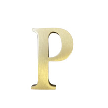 1,77 inch hoogte zelfklevend massief messing Engelse letters 4,5 cm muursticker gouden brievenbusnummers huisadresnummers winkel studionaam DIY combi