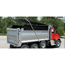 Produits Mytee 7 'x 18' Asphalte Noir en vinyle Tarp camion a basse