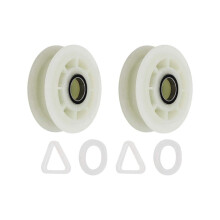 AMI PARTS 279640 Dryer Idler Pulley[2Pcs] -365 days QA- Replaces 279640 279640VP 2958 3388672 697692 AP3094197 W10468057
