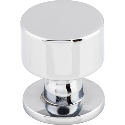 Top Knobs TK821PC Serene Collection 1-1/8"""" Lily Knob Polished Chrome