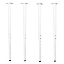 Jahof Verstelbare tafelpoten 22-36 inch (55-90cm) Metalen bureaupoten 42/38 mm met schroeven Telescopische poten voor tafelbladen DIY-bureau RV thuis