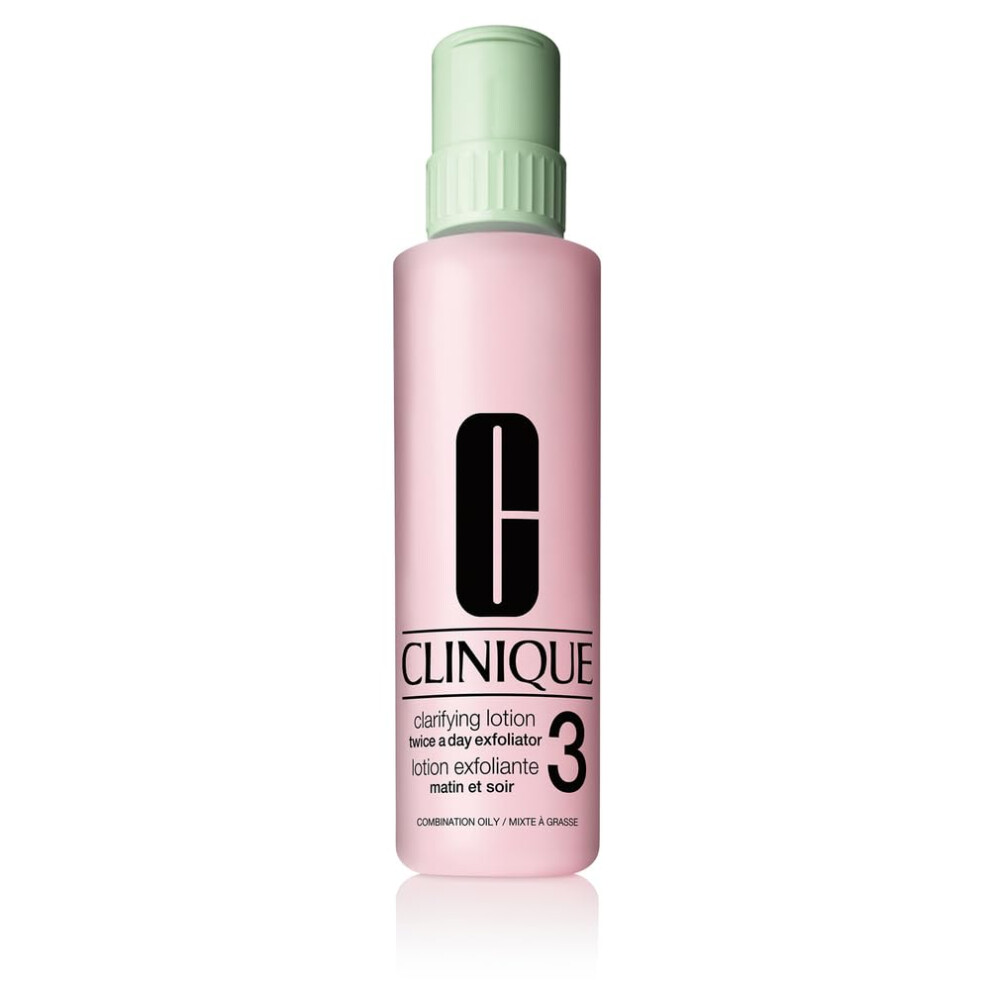 Clinique 3-Step Clarifying Lotion Face Exfoliator For Combination Oily Skin Types  Combination Oily Skin  16.5 Fl Oz