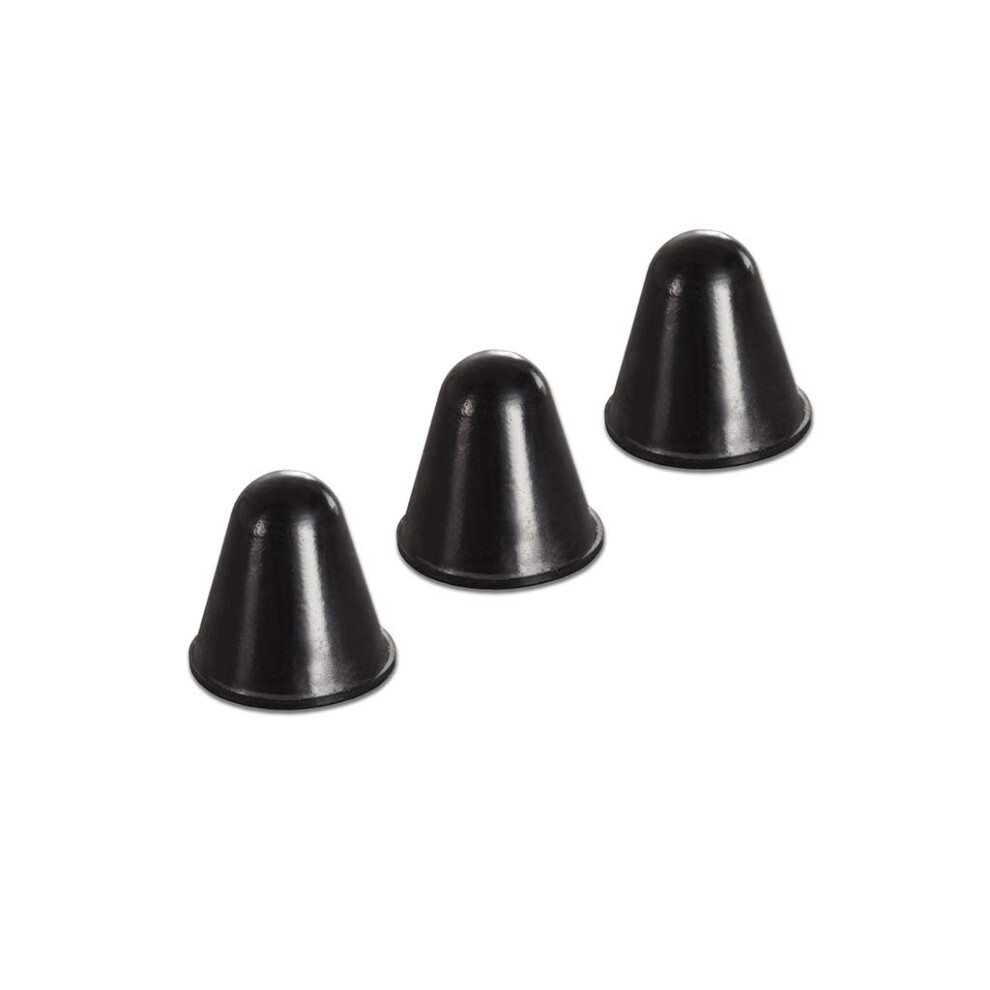 Selbstklebende Gummipufferf E .750"""" Zoll (19,1 Mm) X .750"""" Zoll (19,1 Mm) - 25Er-Pack - BS47 Schwarz-image