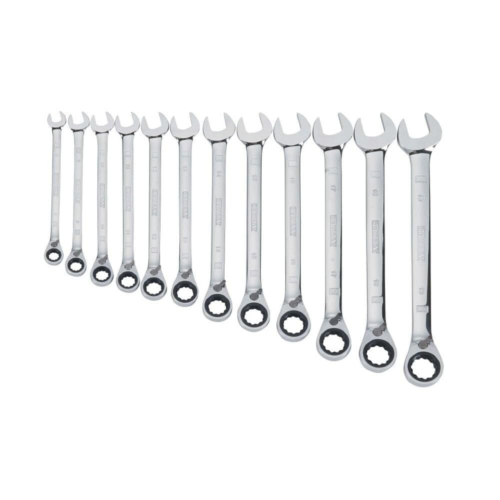 DEWALT Ratcheting Wrench Set  SAE  12-Piece (DWMT19232)