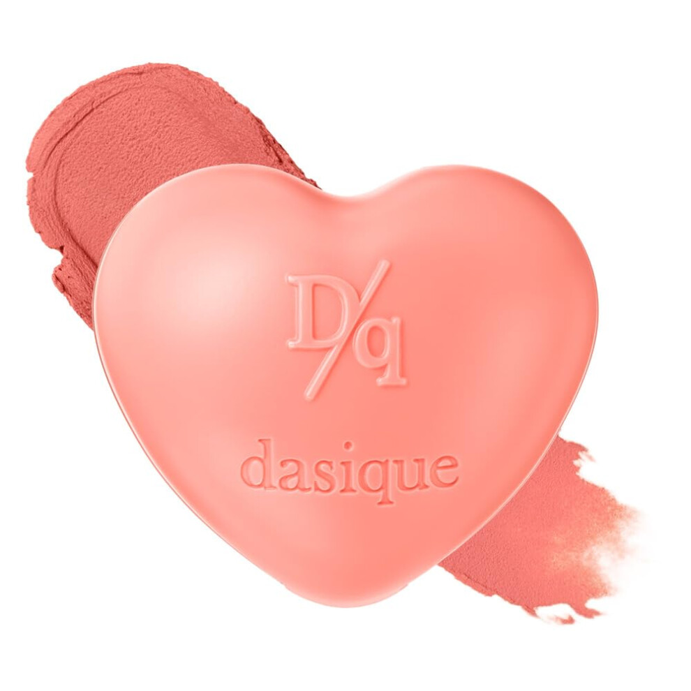Dasique Souffle Color Pot #02 Pomelo Pudding - Makeup Blush Buildable Silky-Smooth Texture Build-In Mini Brush Multi-Use For Cheek And Lip