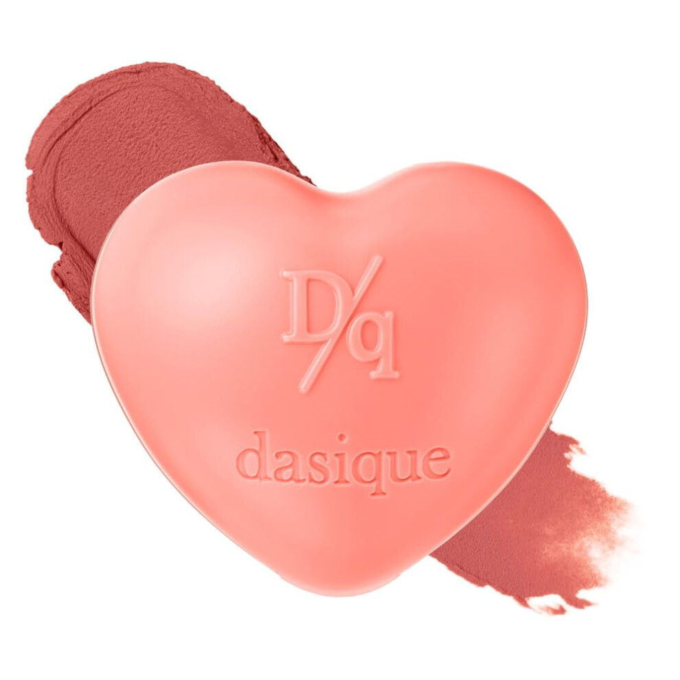 Dasique Souffle Color Pot #05 Pumpkin Puree - Makeup Blush Buildable Silky-Smooth Texture Build-In Mini Brush Multi-Use For Cheek And Lip