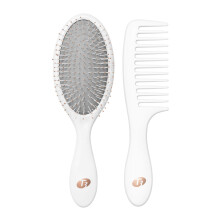 T3 DETLANGE DUO PURNE SET | Set di pettine per la spazzola e la doccia Pettinare per disperdere liquido e spazzole per districare i capelli bagnati |