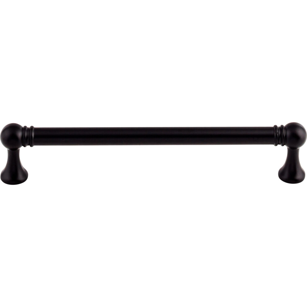 Photos - Other for Repair Top Knobs TK804BLK Serene Collection 6-5/16"""" Kara Pull Flat Black