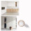 YENZEEN White Cabinet Knobs for Kitchen Farmhouse Drawers Cabinet Knobs Vintage Round Knobs for Dresser Drawers Pull Handle Knobs with Screws for Doo 3
