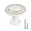 YENZEEN White Cabinet Knobs for Kitchen Farmhouse Drawers Cabinet Knobs Vintage Round Knobs for Dresser Drawers Pull Handle Knobs with Screws for Doo 1