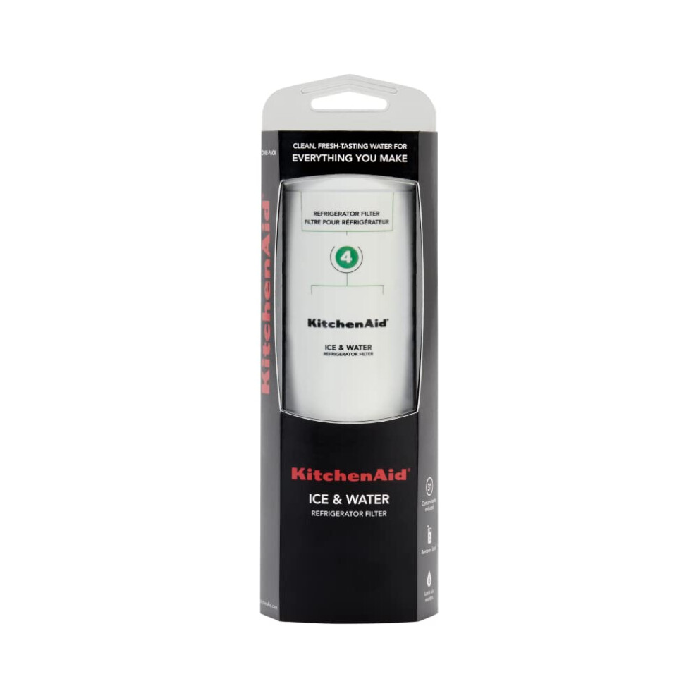KitchenAid Refrigerator Ice and Water Filter 4 - KAD4RXD1  Single-Pack  Green