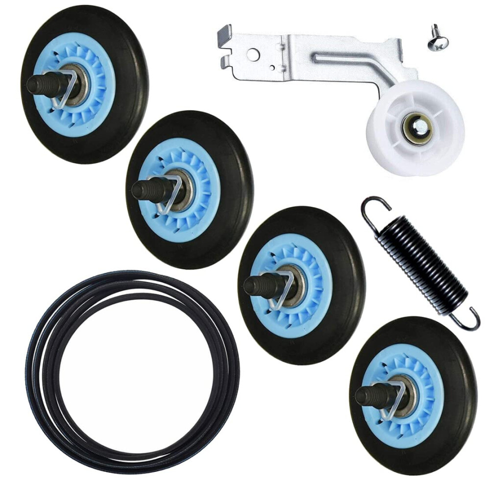 Droger Reparatieset Voor Samsung DV42H5200EW/A3 DV42H5200EP/A3 DV45H7000EW/A2 DV45H7000EP/A3 DV48H7400EWA2 DV50K7500EV/A3 DC97-16782A Rol DC93-00-image