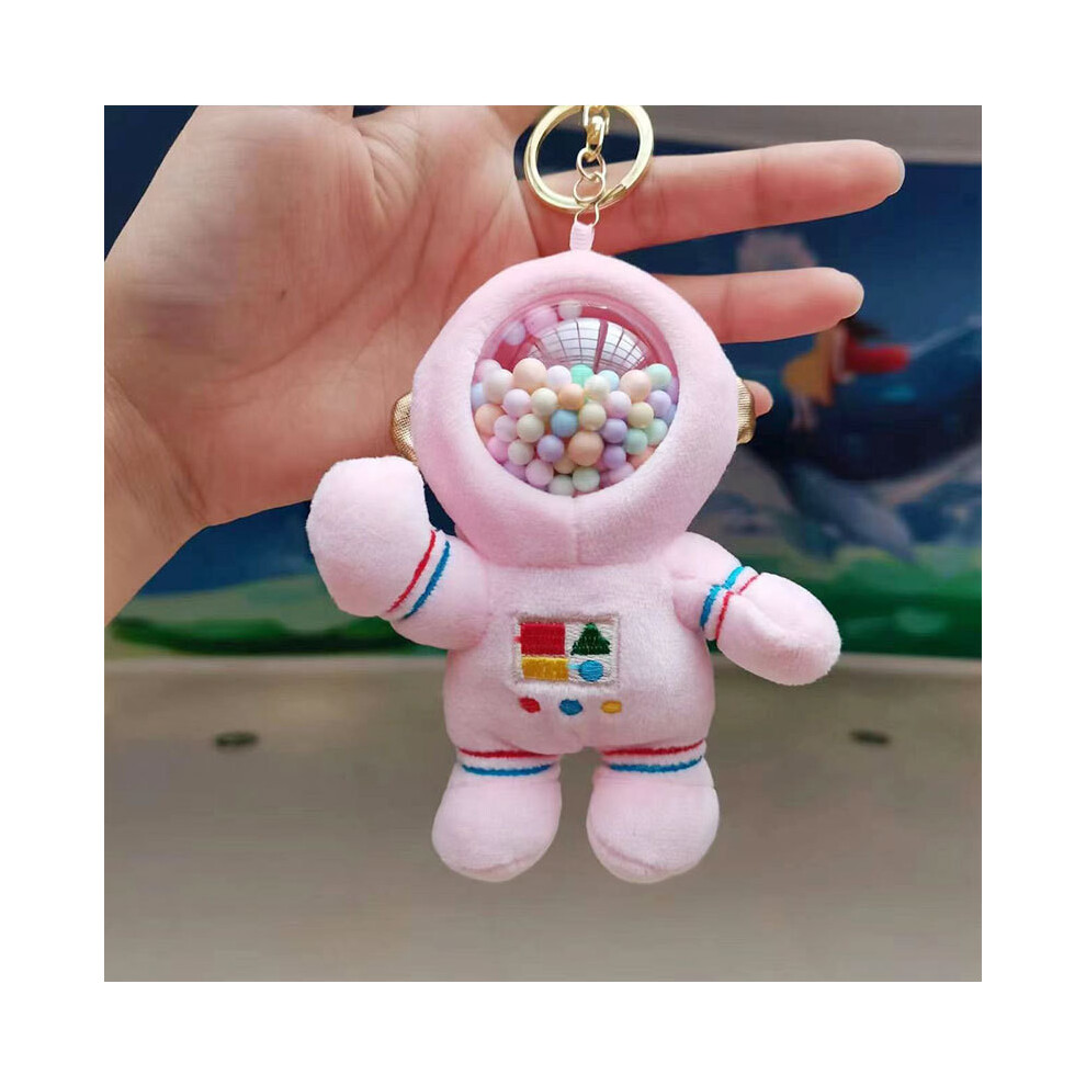 (Astronaut Pink) Unique Plush Bear Astronaut Keychain In Soft Colors Perfect For Children 15cm Birthday Gift-image-OPC-PGTD7ZS-NEW