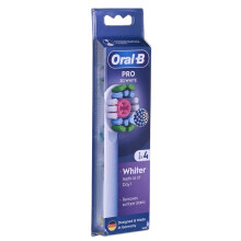 Cabezas de cepillos de dientes - ORAL-B - Pro 3D White - 4 piezas - Color Azul - Para Adultos