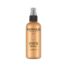 FARMASI Keratin Hårspray, Tjockleksspray för Reparation & Glans, Volym, Styling, 3.9 fl. oz