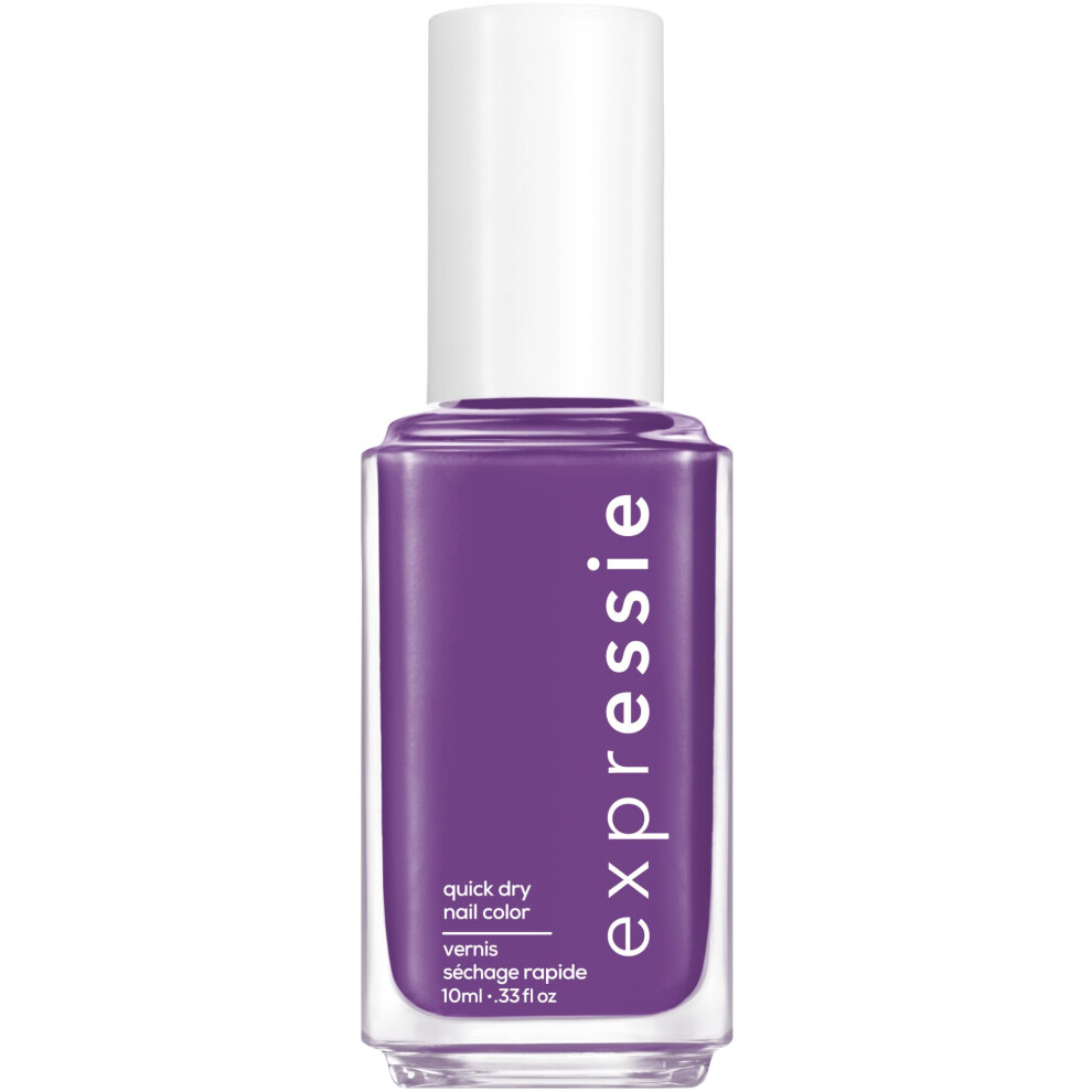 Essie Expressie Nail Polish Quick-Dry Grape Nail Polish Vegan Irl 0.33 Fl Oz Purple