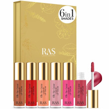 A RAS Luxury Oils folykony sznezett ajakfny olaj hidratlja s felveszi a harcot a szrazsg ellen lgy ajakbalzsam - 6 darabos kszlet