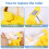 Paint Edger Roller Brush Multifunctional Hand-held Clean-Cut Paint Edger Roller Brush Portable Tool Kit Rexroth Pole Mountable Paint Edger with 4