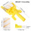 Paint Edger Roller Brush Multifunctional Hand-held Clean-Cut Paint Edger Roller Brush Portable Tool Kit Rexroth Pole Mountable Paint Edger with 2