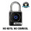 Master Lock Master Lock Padlock  Indoor Personal Use Bluetooth Lock  1-29/32 in. Wide  4400D 3