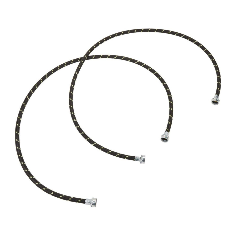 Photos - Washing Machine Whirlpool 8212487RP Genuine OEM Fill Hoses For Washers 5 Feet Black Accessory 