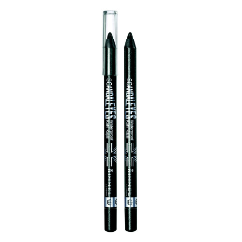 Rimmel Rimmel Scandaleyes Αδιάβροχο Κόλ Σατινέ Γραφής, Μαύρο, 0.04 Ουγγιές (Συσκευασία 2) 2