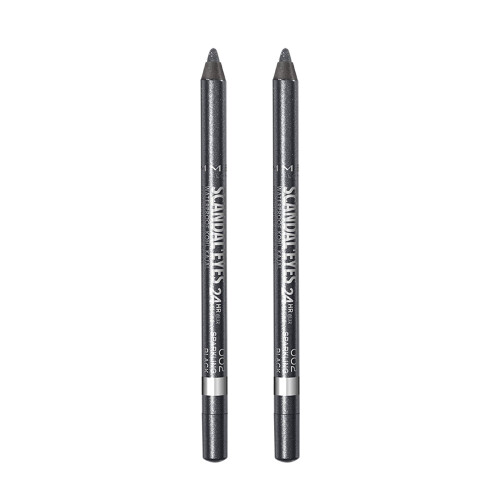 Rimmel Rimmel Scandaleyes Αδιάβροχο Κόλ Σατινέ Γραφής, Μαύρο, 0.04 Ουγγιές (Συσκευασία 2)