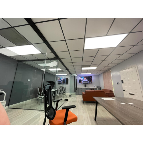 uDecor DuraClean Λευκό 2x2 Βινύλιο Ταβάνι - Κουτί 10 Τεμάχια - Πλενόμενο, Πυράντοχο, PVC 2