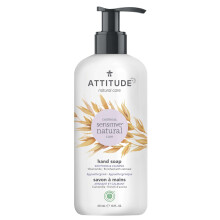 ATTITUDE Sapone per le mani per pelli sensibili con avena e camomilla EWG verificato dermatologicamente testato vegano 16 Fl Oz