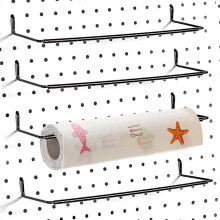 AccEncyc 4-pack ophangbord handdoekhouder ophangbordhaken voor papieren handdoeken keukenhanddoeken stickers tapes geweldige ophangbord organizer acc