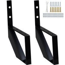 Zwinz Steel Stair Stringer 1 Step Metal Stair Stringers for Deck Height 11.9 inches Steel Stair Step Riser for Outside Stairs(2Pack)