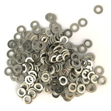 M5 lapos altt 304 rozsdamentes acl 5 mm tmroju 10 mm klso tmroju 1 mm vastagsg sima fellet csavarokhoz s csavarokhoz (250 db-os csomag)
