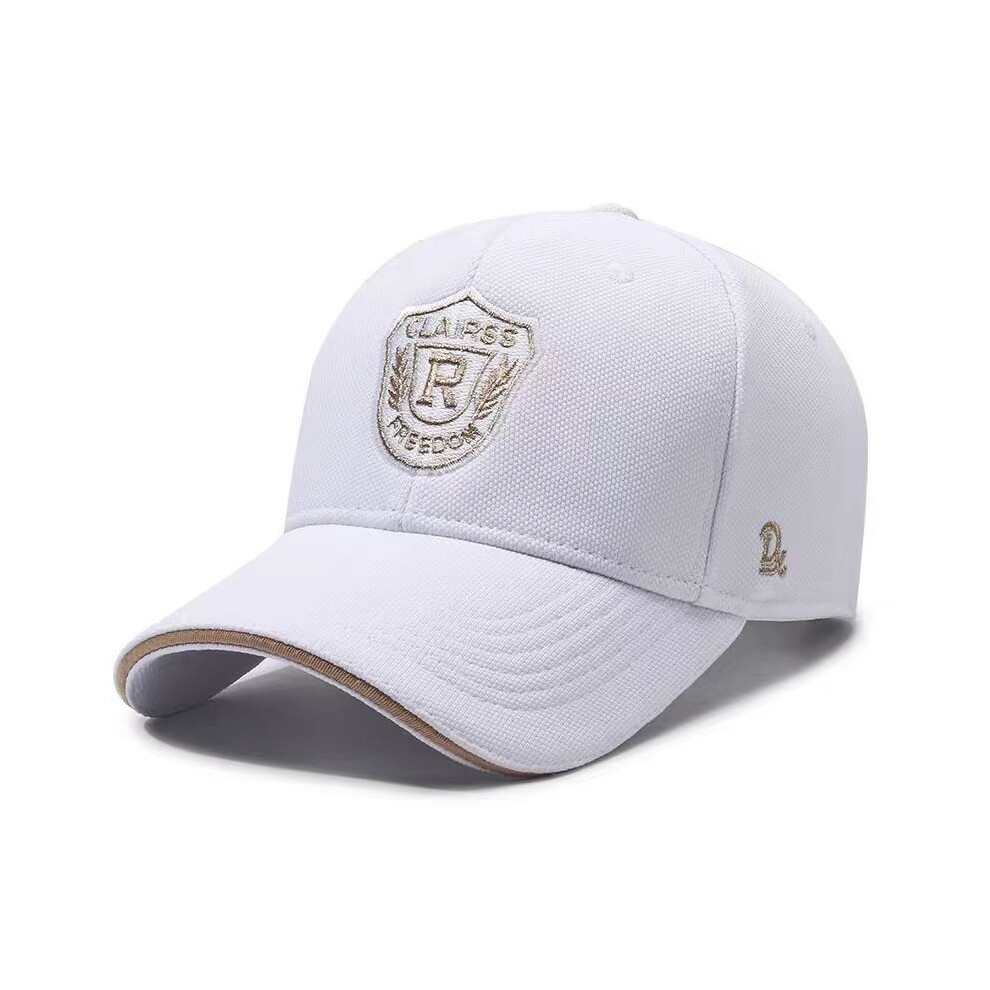 (White) Embroidery Baseball Letter Hat Sunshade Windproof Cap Gift Fashion Breathable-image-OPC-PGTDDCG-NEW