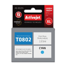 Activejet AE-802N Ink (replacement for Epson T0802; Supreme; 13,5 ml; cyan)